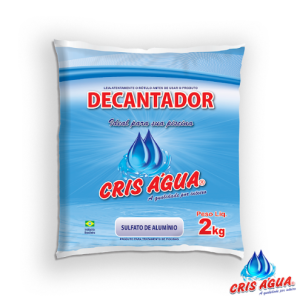 Decantador (Sulfato de Alumínio) 2kg - Cris Água