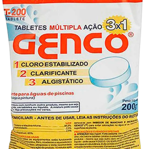 Tablete Múltipla Ação 3 em 1- 200g Genco
