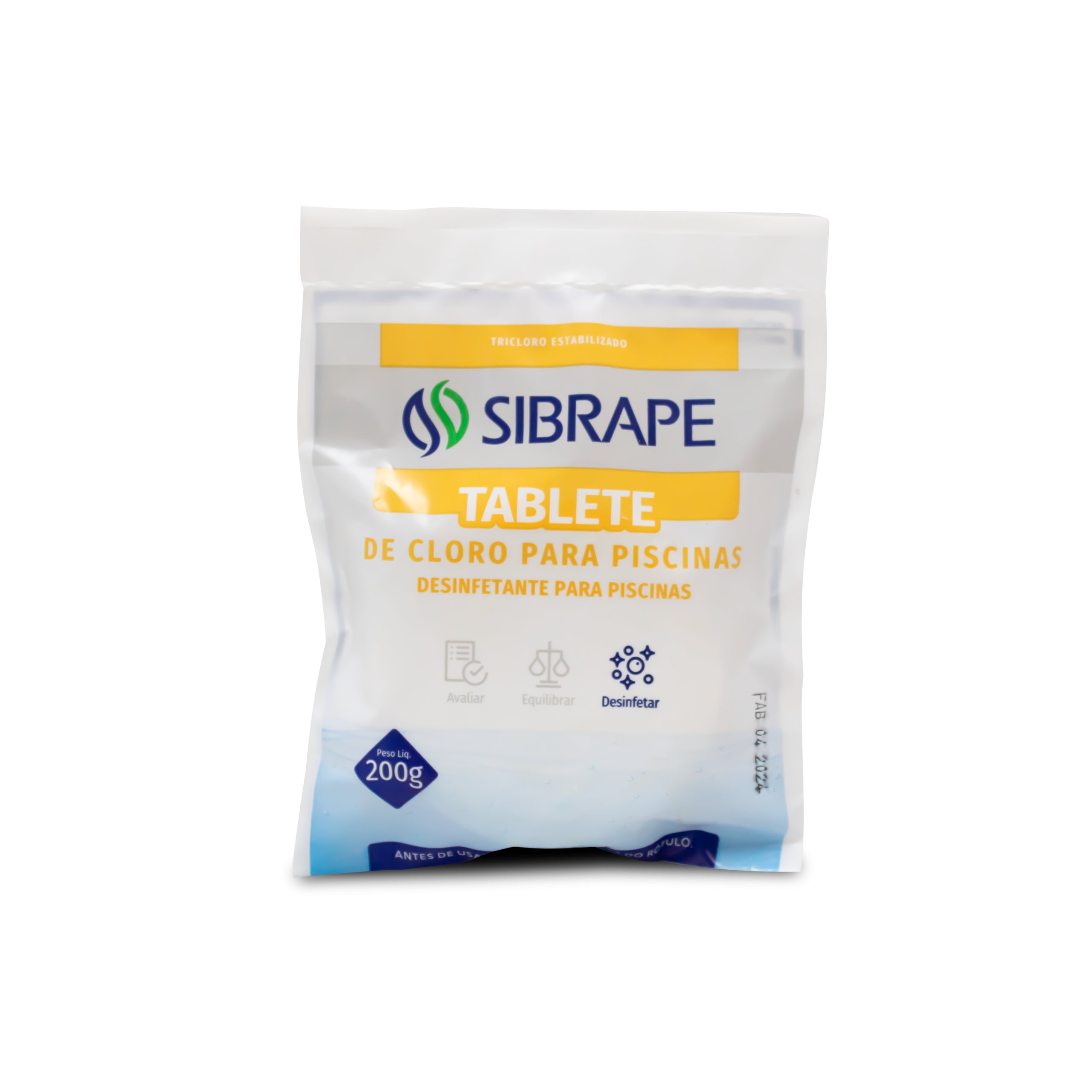 Pastilha/Tablete Cloro - Sibrape