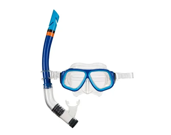 Máscara de Mergulho e Snorkel Juvenil - Azul