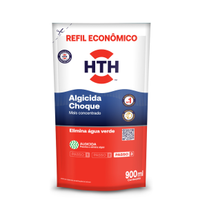 Algicida Choque Solução Água Verde - Refil HTH