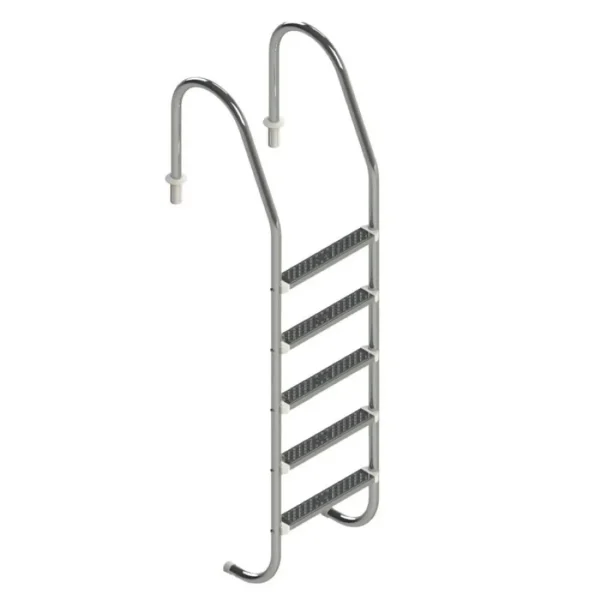 Escada para Piscina Inox 5 Degraus - Inaqua