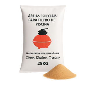 Areia Especial para Filtro Média 25kg