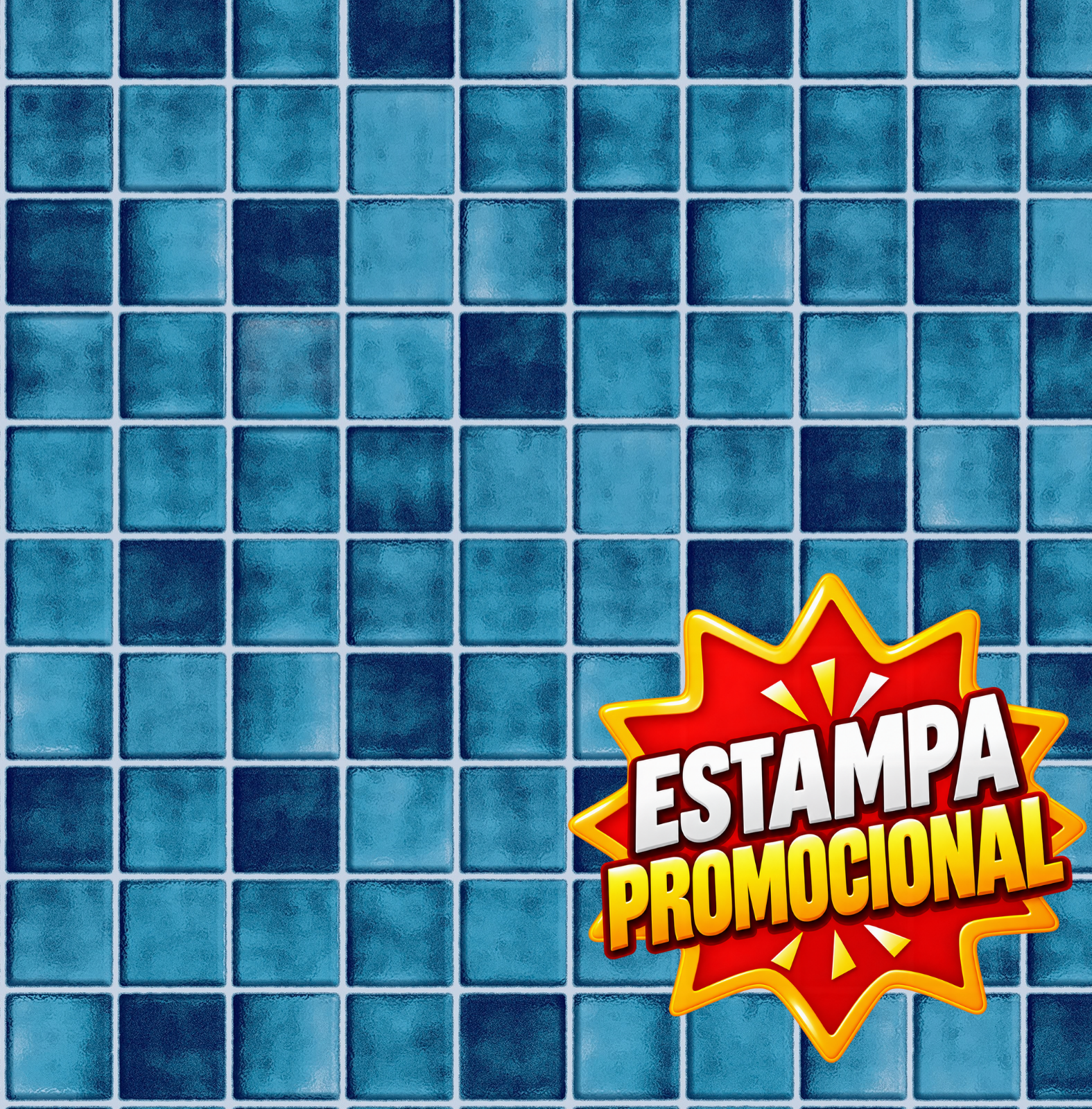 Vinil Estampa Mod. Chameleon Blue - Alliance