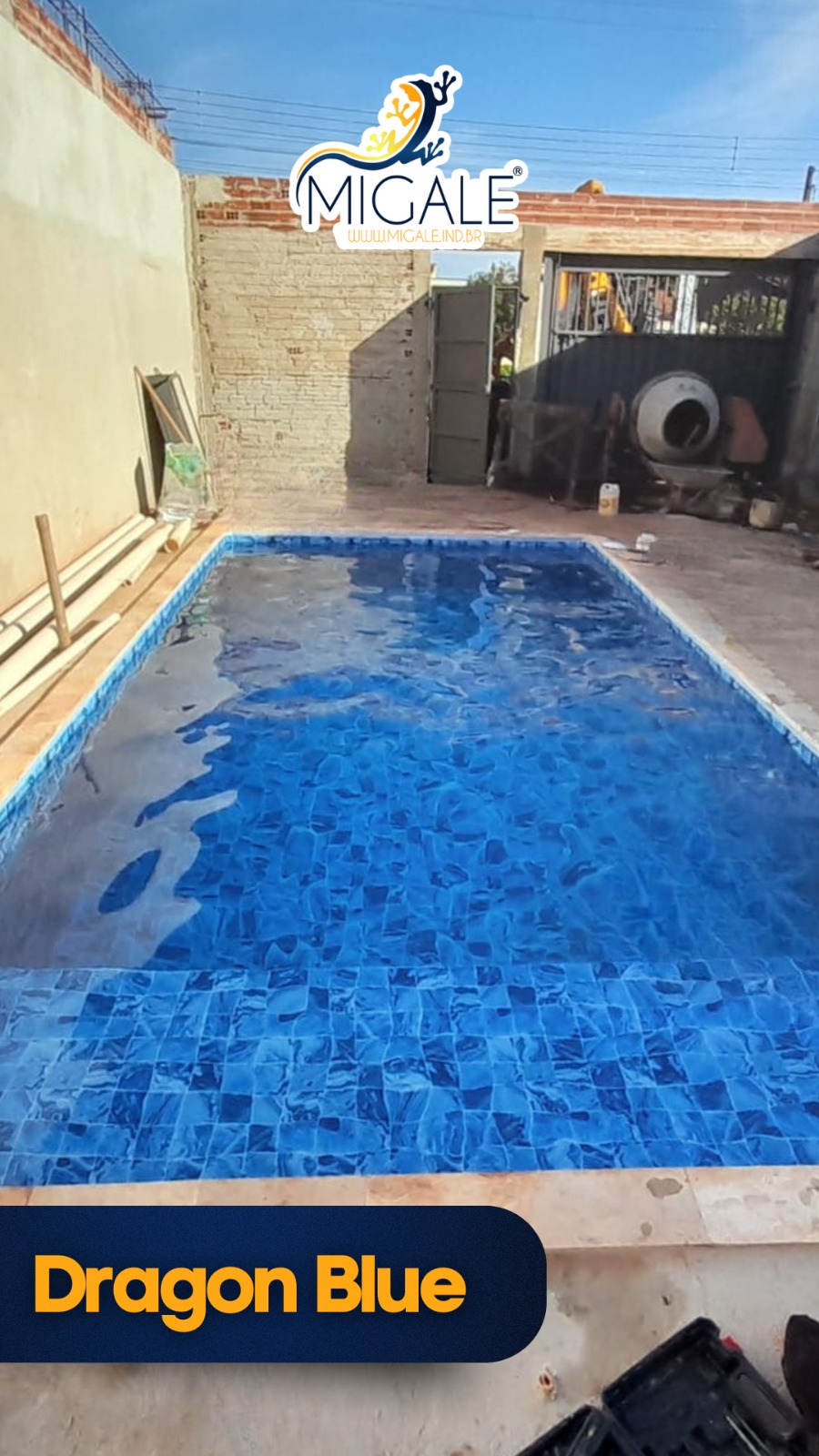 Vinil Estampa Mod. Dragon Blue - Alliance - Imagem 2