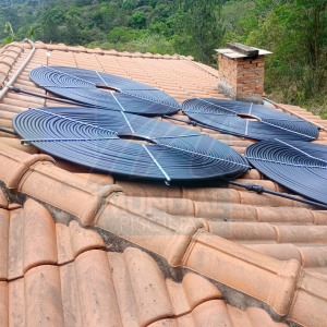 Instalação de aquecimento solar