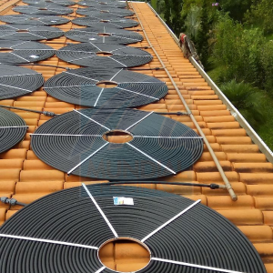 Instalação de aquecimento solar