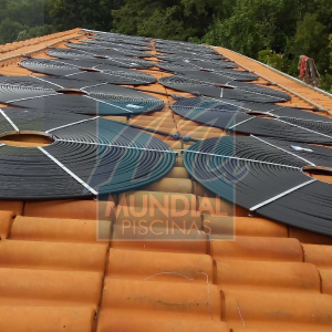 Instalação de aquecimento solar