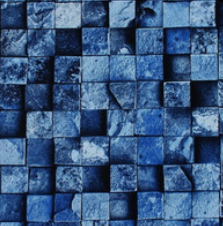 Vinil Estampa Mod. Blue Stone