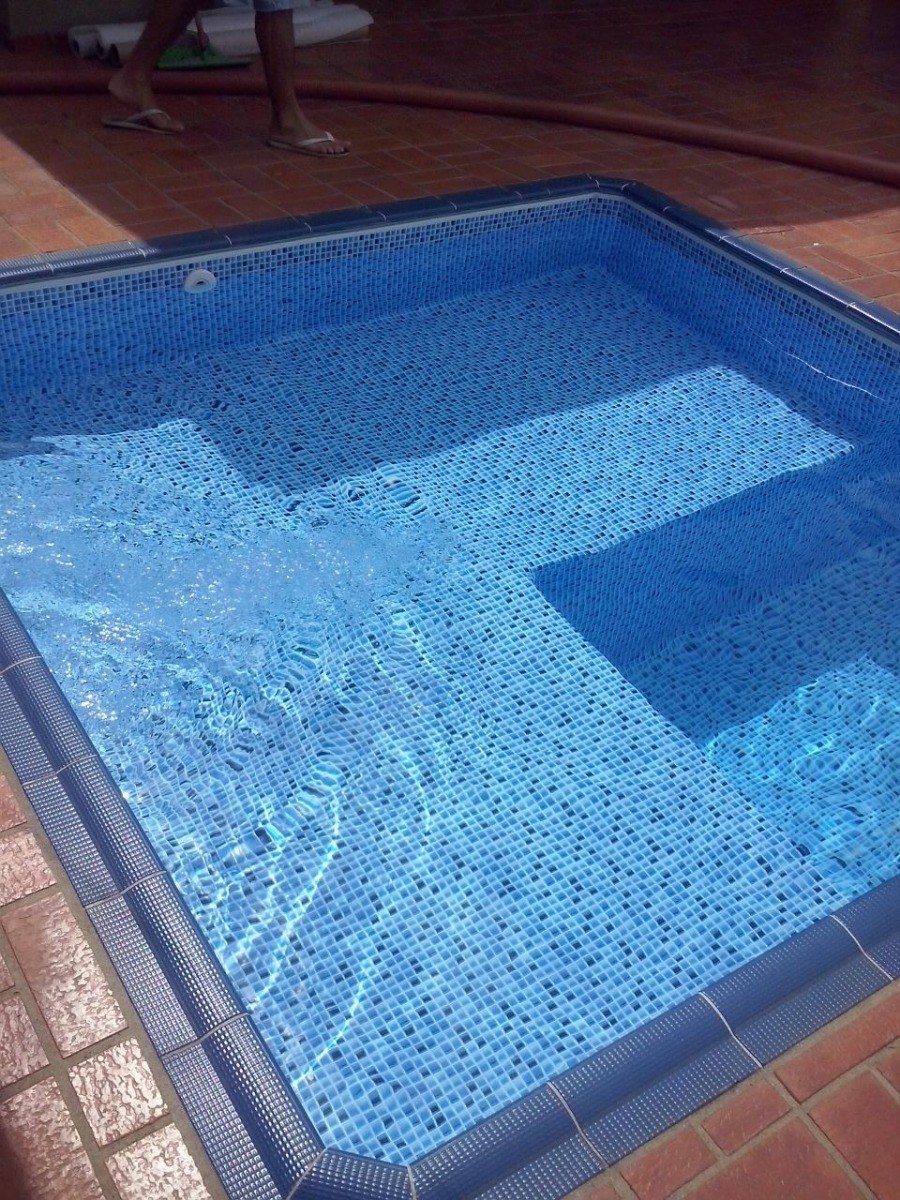 Vinil Estampa Mod. Blue Glass Tramado - Alliance - Imagem 2